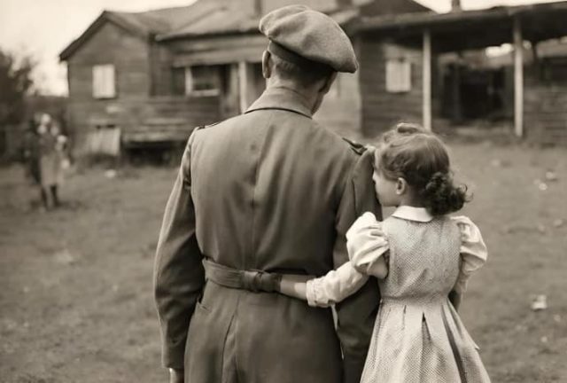 πατέρας και κόρη στην εποχή του 1940