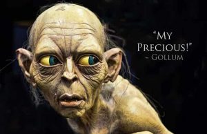 Τι Γράφει το Δαχτυλίδι στον Άρχοντα των Δαχτυλιδιών gollum