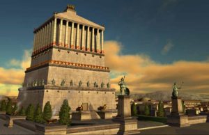 Το πυραμιδοειδές Μαυσωλείο της Αλικαρνασού Το πυραμιδοειδές Μαυσωλείο της Αλικαρνασού