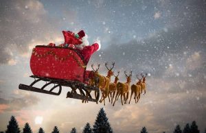 Τι είναι το «Τριέσπερον» ή Ηλιούγεννα Αη Βασίλης στο έλκηθρο με τα ελάφια του ταξιδεύει στον αέρα