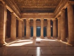 ΚΟΝΞ ΟΜ ΠΑΞ: Η Ενεργοποίηση της Νοητικής Ισχύος εσωτερικό αρχαιοελληνικού ναού