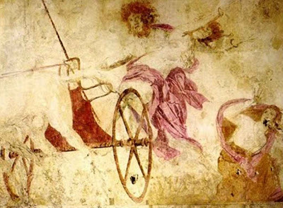 Η Αρπαγή της Περσεφόνης, Bασιλικοί τάφοι Βεργίνας, περί το 350 π.Χ.