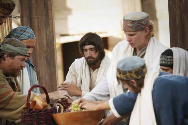Ο Ιησούς με τους μαθητές Του