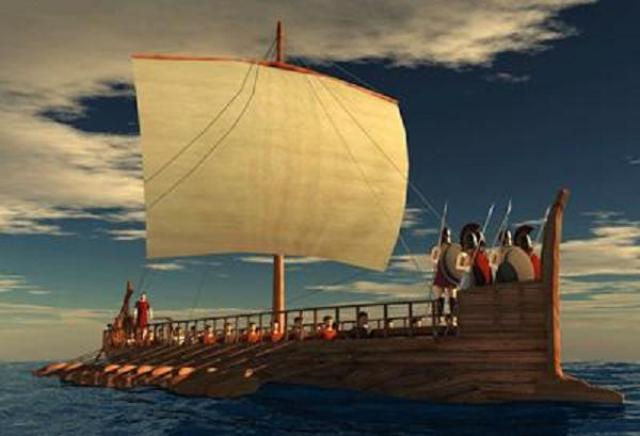 Αρχαίο ελληνικό καράβι