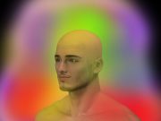 ΠΩΣ να ΔΕΙΤΕ την ΑΥΡΑ σας φιγούρα άντρα που γύρω του φαίνονται χρώματα από την αύρα του