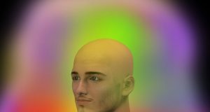 ΠΩΣ να ΔΕΙΤΕ την ΑΥΡΑ σας φιγούρα άντρα που γύρω του φαίνονται χρώματα από την αύρα του