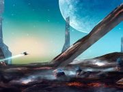 Καταστρέφει η NASA τα Αρχαία Κτίρια στη Σελήνη; Αρχαία κτίρια στη Σελήνη, εικόνα φαντασίας