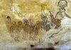 10000-year-old cave paintings in Bastar depict aliens UFOs 1-min