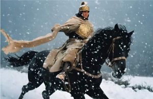 Μέχρι τη Σιβηρία έφτασε ο Μέγας Αλέξανδρος, σύμφωνα με ενδείξεις Ο Μέγας Αλέξανδρος καβάλα στο μαύρο άλογό στα χιόνια