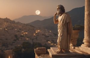 Σωκράτης: Η Σελήνη είναι μία κούφια σφαίρα. Οι σύγχρονες ενδείξεις που ίσως τον επιβεβαιώνουν Ο Σωκράτης κοιτάζει τη Σελήνη