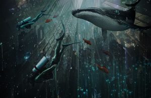 Ψηλά Κτίρια στο βάθος της θάλασσας, στο Τρίγωνο των Βερμούδων