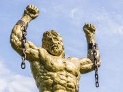 Ο Προμηθέας και η Μυστική Καταγωγή μας Αγαλμα του Προμηθέα με σπασμένη αλυσίδα