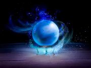 Η Μαγική Σφαίρα του Παρθενώνα μία Μαγική Σφαίρα πάνω σε τρίποδα