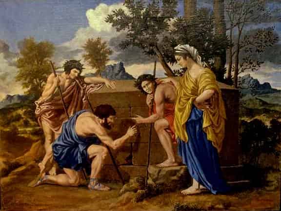 Et in Arcadia ego - Nicolas Poussin