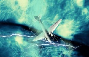 Τρίγωνο των Βερμούδων ως η Αστροπύλη των Θεών Αεροπλάνο πάνω από το Τρίγωνο των Βερμούδων