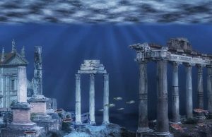 Αυτή Είναι η Χαμένη Ατλαντίδα Εικονογράφηση από τα ερείπια του πολιτισμού της Ατλαντίδας