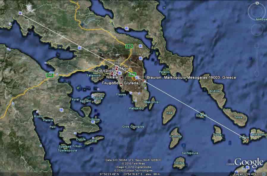 Κάθοδος – Ανοδος ψυχών και το Χωροδικτύωμα Ναών