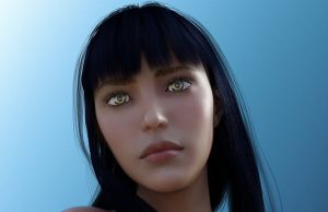 Mona Lisa. Η Εξωγήινη Γυναίκα που “Βρήκε” η NASA στη Σελήνη, του Γάλλου καλλιτέχνη Thierry Speth