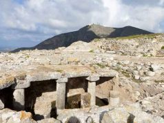 Μέρος ερειπίων που ανακάλυψε ο Σπυρίδων Μαρινάτος