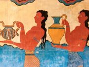 Έντομο στη Θήρα Προδίδει πως οι Μινωίτες Πήγαν στην Αμερική και Επέστρεψαν; Μινωίτες, αρχαία τοιχογραφία