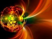 η Γη καταστράφηκε παλιά λόγω γαλαξιακού πολέμου; Η Γη με πολύχρωμους πίδακες από εκρήξεις