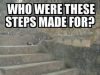 Ποιοι Έφτιαξαν Αυτά τα «Γιγαντιαία Σκαλοπάτια;» Γιγαντιαία Σκαλοπάτια με λίγους ανθρώπους να στέκονται σε κάποια σκαλιά