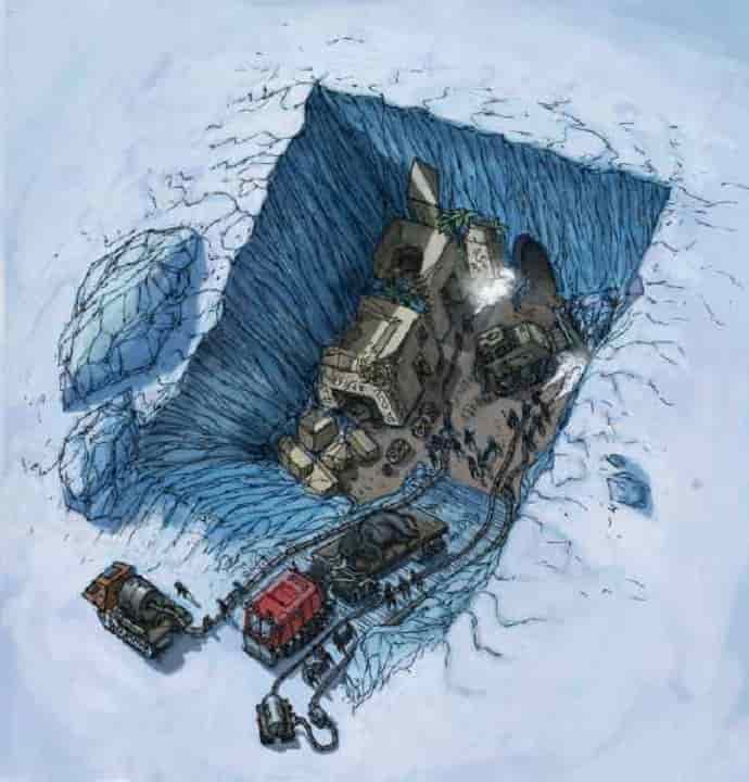 Γιγαντόσωμοι Pre-Adamites Βρίσκονται Ζωντανοί στην Ανταρκτική