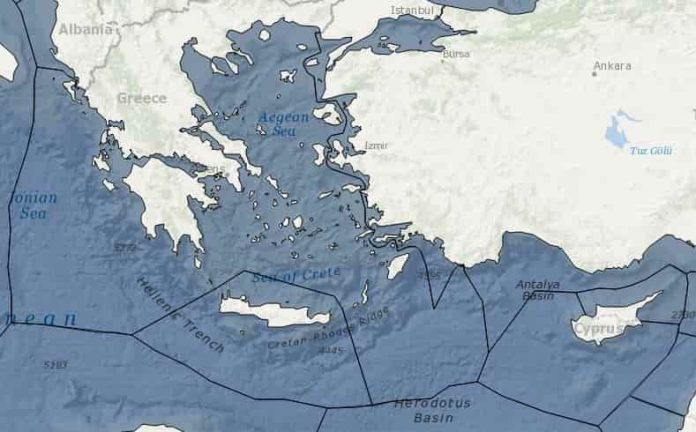greece - crete - cyprus aoz-min Μάνος Δανέζης: Προσοχή η Κρήτη εμφανίζεται με ξεχωριστή ΑΟΖ