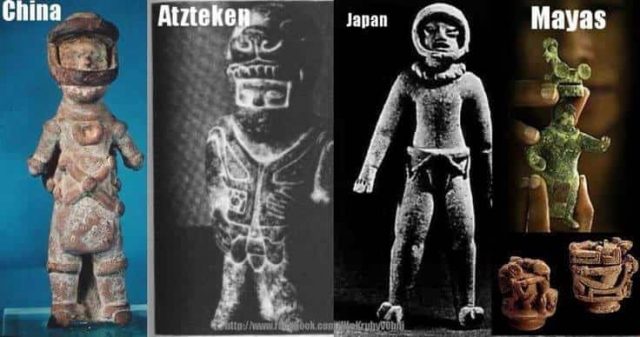 Τι είδαν και έφτιαξαν τα παράξενα αγαλματίδια, άγνωστοι μεταξύ τους αρχαίοι πολιτισμοί;