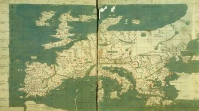 Σπάνιος Ελληνικός Χάρτης Φυλάσσεται στη Μυστική Βιβλιοθήκη του Βατικανού (εικόνες)