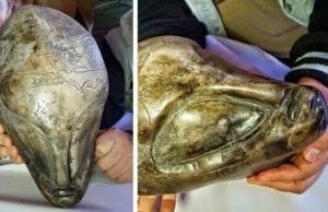 Όταν βρήκαν αυτά τα κεφάλια δεν μπορούσαν να καταλάβουν τι είναι. Όταν όμως είδαν τι έχουν χαραγμένο πάνω τους κατάλαβαν ότι μάλλον περιγράφουν ένα κόσμο πέρα από την Γη