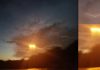 missouri river sky phenomenon spheres beams of light (1)