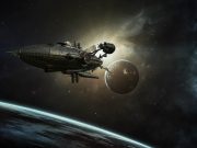 Η Εκκλησία μπλοκάρει πόλεμο κατά των Ανουνάκι διαστημόπλοιο και στο βάθος μέρος της Γης