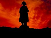 Ο Ναπολέων έχασε στο Βατερλό από ένα ηφαίστειο; Ναπολέων σε κόκκινο φόντο