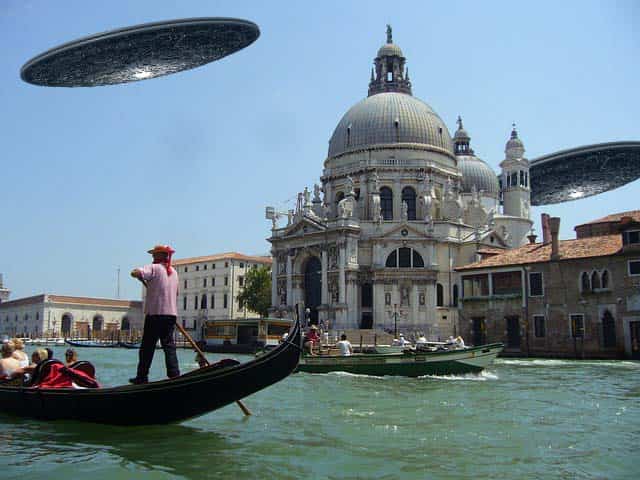 Βενετία και Ιπτάμενος δίσκος