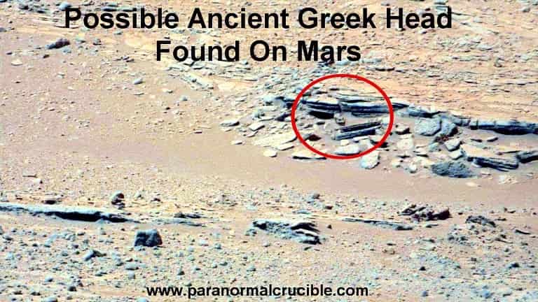 Κεφαλή Αρχαιοελληνικού Αγάλματος Εντοπίστηκε στον Άρη