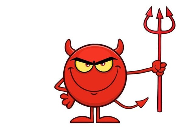 Χαρακτήρας Emoji Devil Cartoon