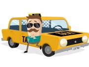 Ανέκδοτο: Μπαίνει ο Γιωρίκας στο ταξί του Κωστίκα οδηγός ταξί στέκεται δίπλα στο ταξί του