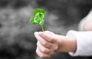 7 τρόποι να φέρουμε περισσότερη καλή τύχη στη ζωή μας χέρι προσφέρει τετράφυλλο τριφύλλι