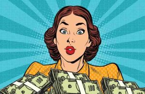 Ανέκδοτο: Ο Πέτρος ήταν ένας Έλληνας μετανάστης καρατσιγκούναρος που είχε δουλέψει όλη τη ζωή του γυναίκα κρατά στην αγκαλιά της δεσμίδες με χρήματα