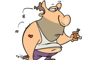 Ανέκδοτο: μπαίνει ένας κακομούτσουνος τύπος στο ασανσέρ Γελοιογραφία: ένας κακομούτσουνος τύπος