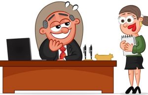 Ανέκδοτο. Ένας προϊστάμενος φθάνει το πρωί στο γραφείο με το φερμουάρ του παντελονιού του ανοιχτό ο προϊστάμενος κα η γραμματέας του