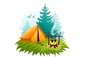 Ανέκδοτο: Ο Γιωρίκας πάει στο κάμπινγκ με την Σουλτάνα Κάμπινγκ στο δάσος με σκηνή και πυρά προσκόπων