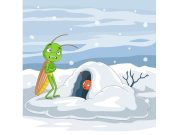 Ανέκδοτο: Κατακαλόκαιρο ένας τζίτζικας κάθεται σε ένα δέντρο με γυαλιά ηλίου Χειμώνας με χιόνια ο τζίτζικας είναι έξω από το χιονισμένο σπίτι του μέρμηγκα