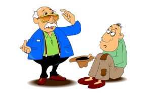 Ανέκδοτο: Δύο μετανάστες συναντιούνται τυχαία στην Θεσσαλονίκη Ένας πλούσιος και ένας φτωχός ζητιάνος