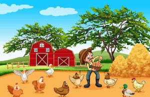 Ανέκδοτο: Ο Γιωρίκας μόλις πήρε το εφάπαξ και αγοράζει ένα χωράφι στο Κιλκίς κοτόπουλα