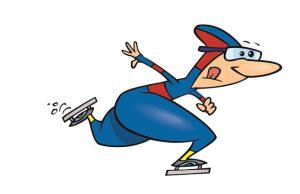 Ανέκδοτο: Ένας ταλαίπωρος είναι στην εντατική και δίπλα η γυναίκα του Γελοιογραφία ταχύτητα πατινέρ