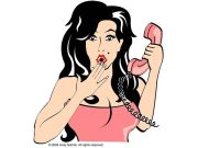 Ανέκδοτο: Μια κυρία καλεί έναν συνοδό πολυτελείας γυναίκα κρατάει τηλέφωνο