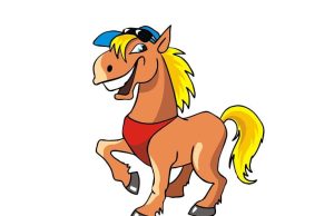 Ανέκδοτο. Κάποιος δίνει 1.000 ευρώ σε όποιον κάνει το άλογό του να γελάσει γελοιογραφία με άλογο που γελάει