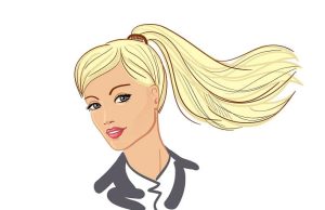 Ανέκδοτο. Μια ξανθιά μπαίνει χαρούμενη στο σπίτι της μετά τα ψώνια από το super market κεφάλι ξανθιάς με αλογοουρά